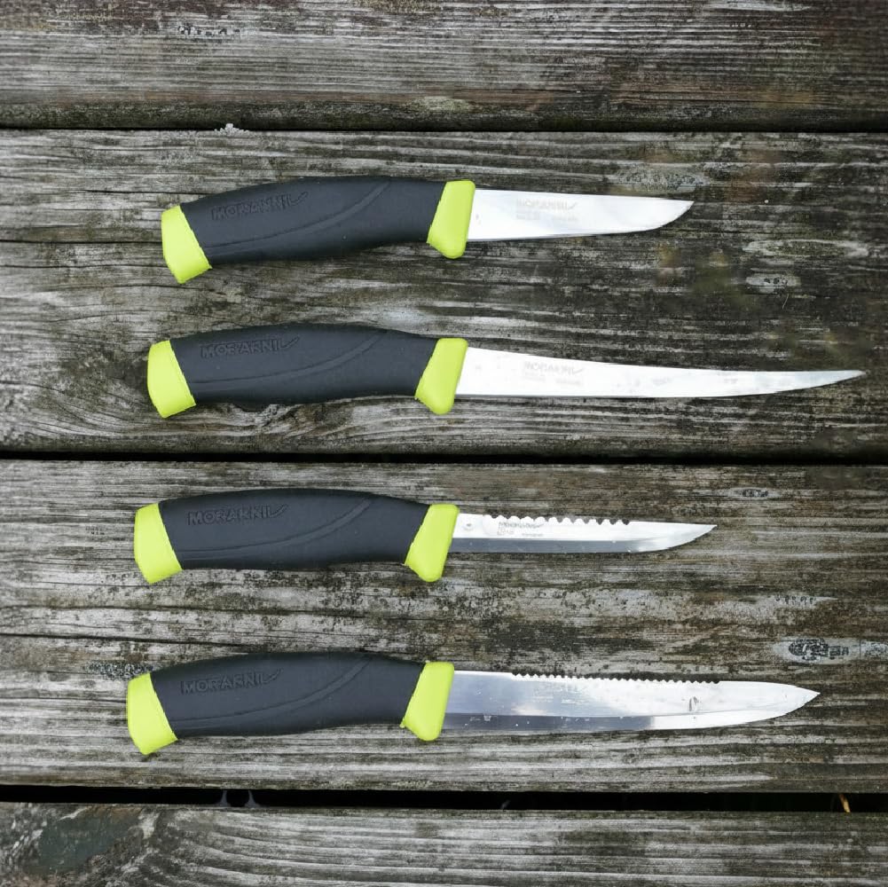 Amazon.com : Morakniv Fishing Comfort Scaler Knife with Serrated